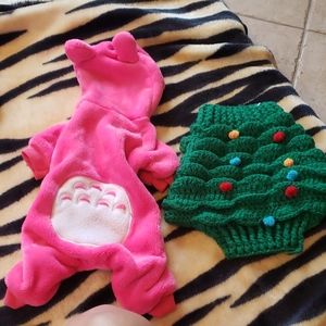 Adorable Doggie cold weather outfits size med